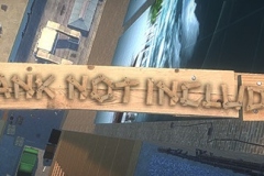 Plank not included
